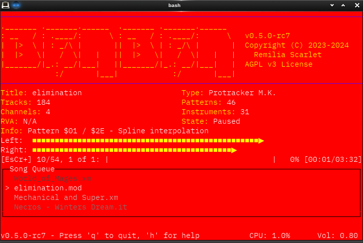Screenshot showing Benben's Hotdog-Stand theme