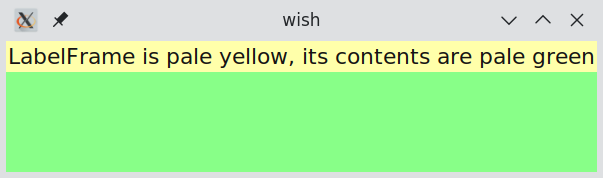 A simple dialog box